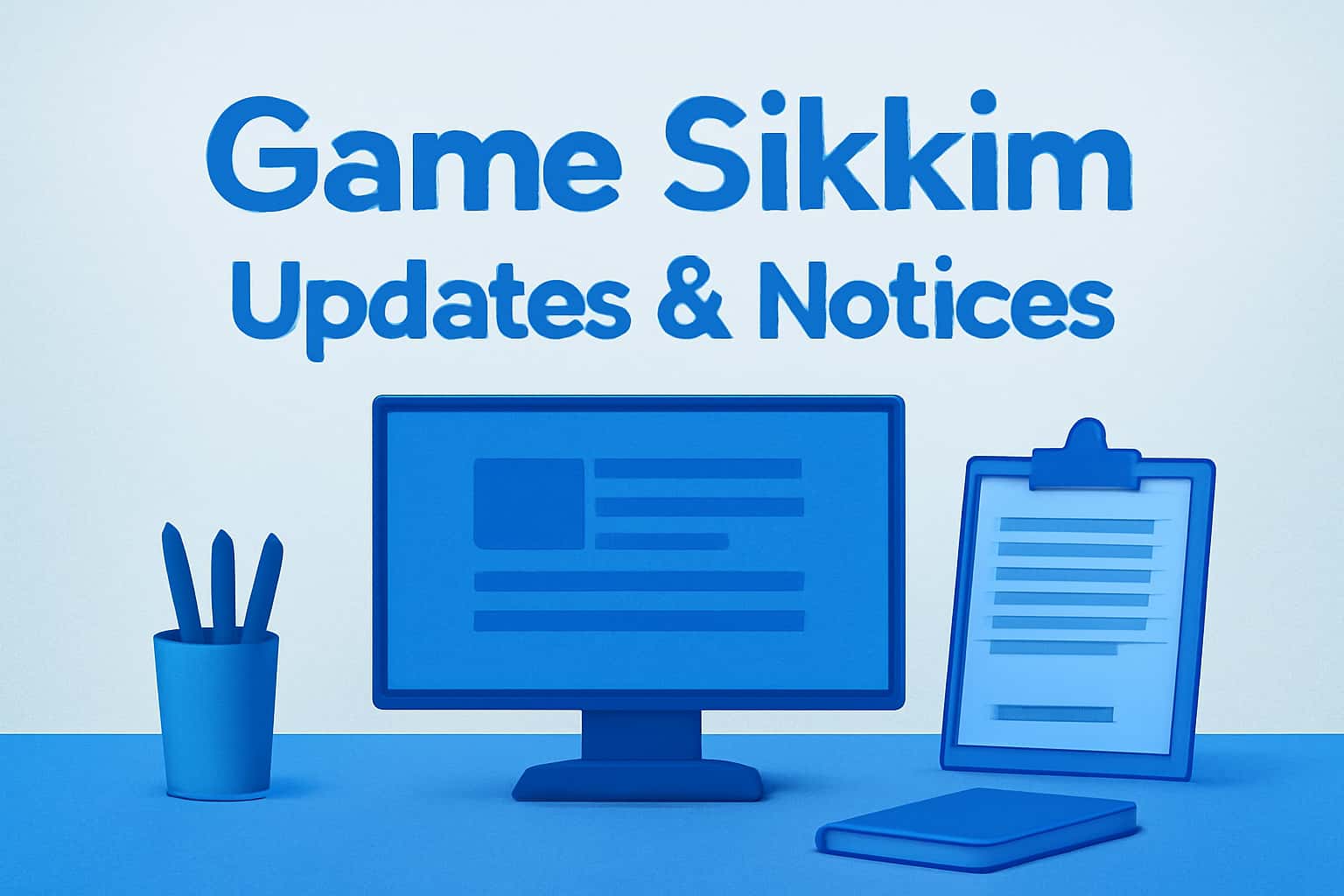 Informational graphic on Game Sikkim Updates & Notices