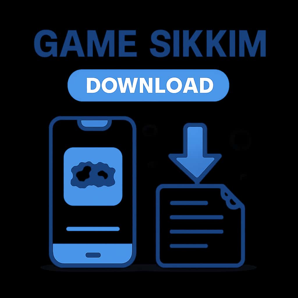 Diagram detailing the download process for Game Sikkim.