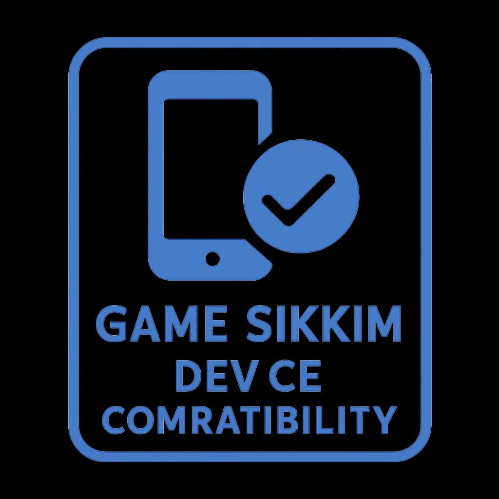 A professional icon indicating Game Sikkim Device Compatibility.