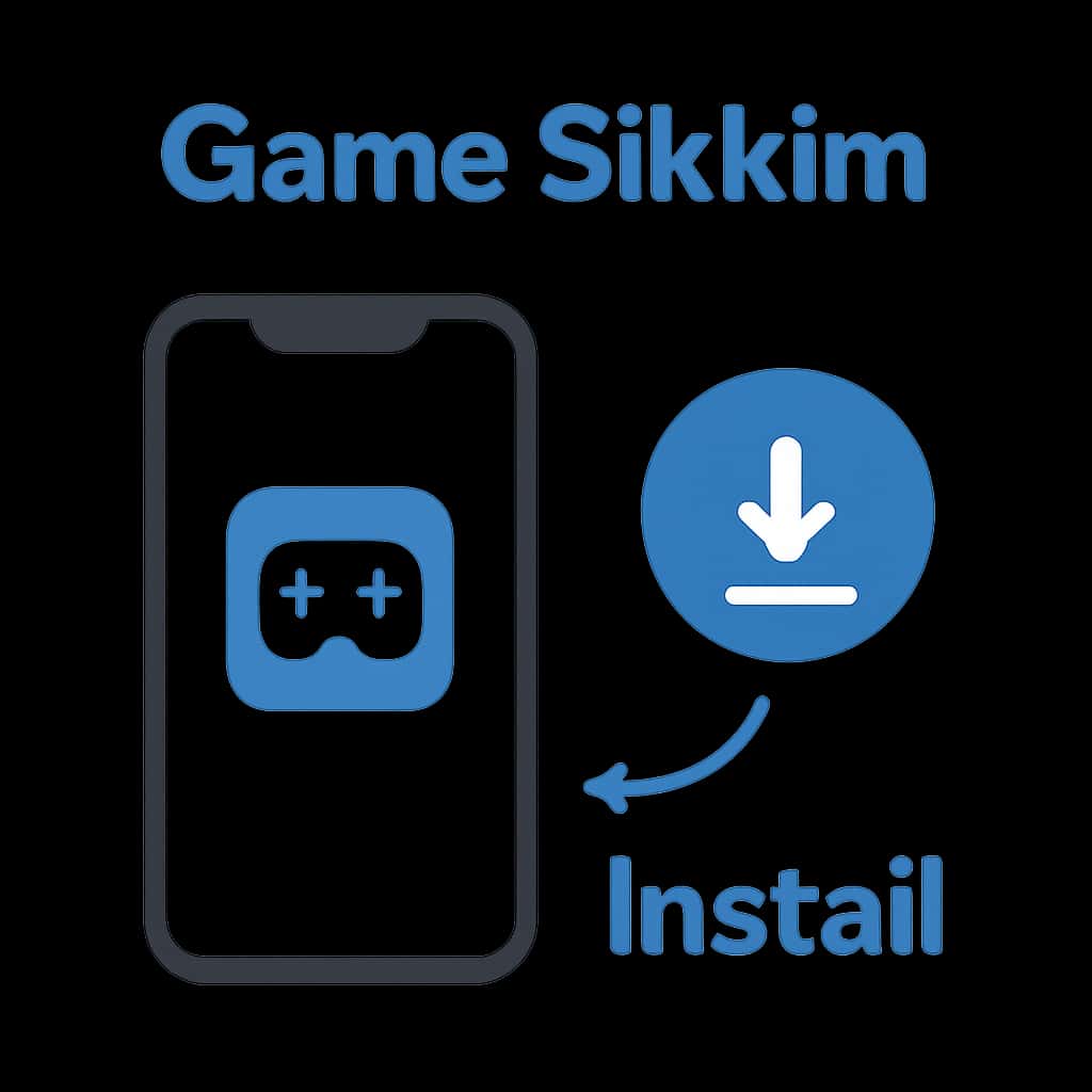 Diagram illustrating the installation process of Game Sikkim.