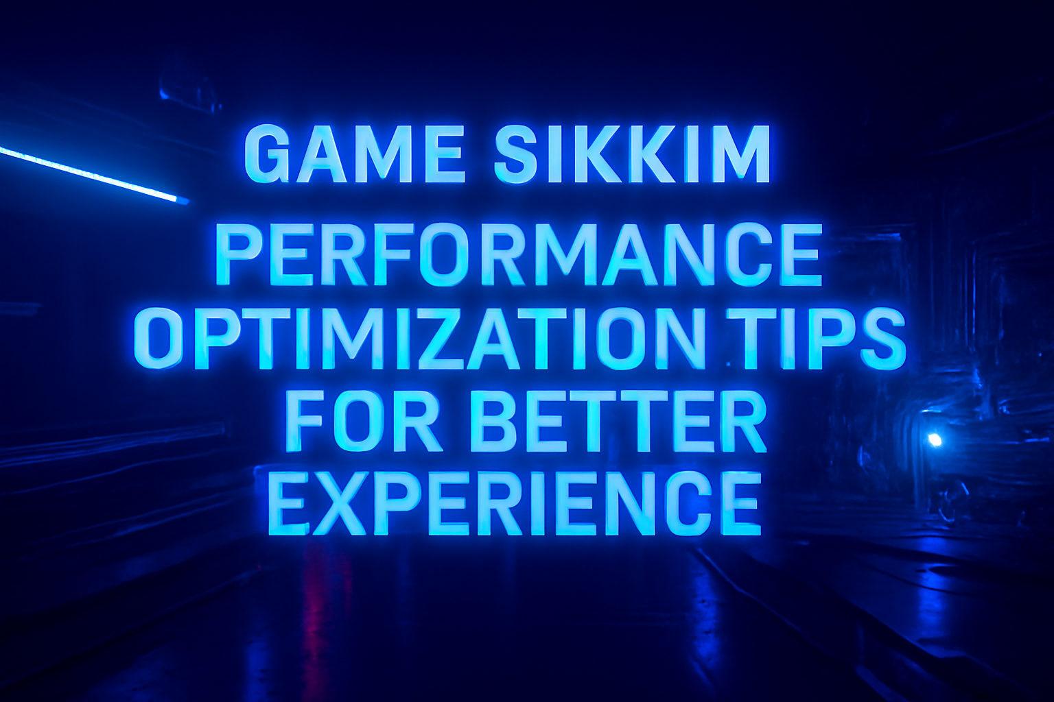 An informational scene depicting the Game Sikkim Login Guide with the text displayed clearly.