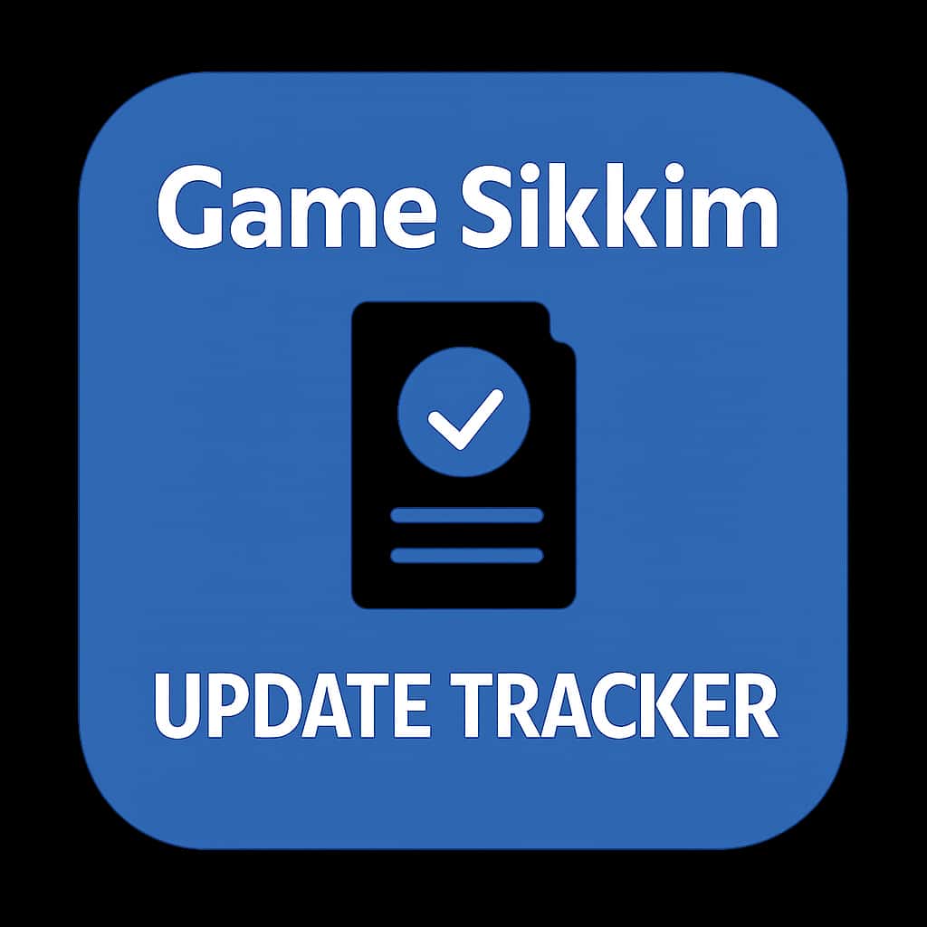 Icon representing Game Sikkim Update Tracker.