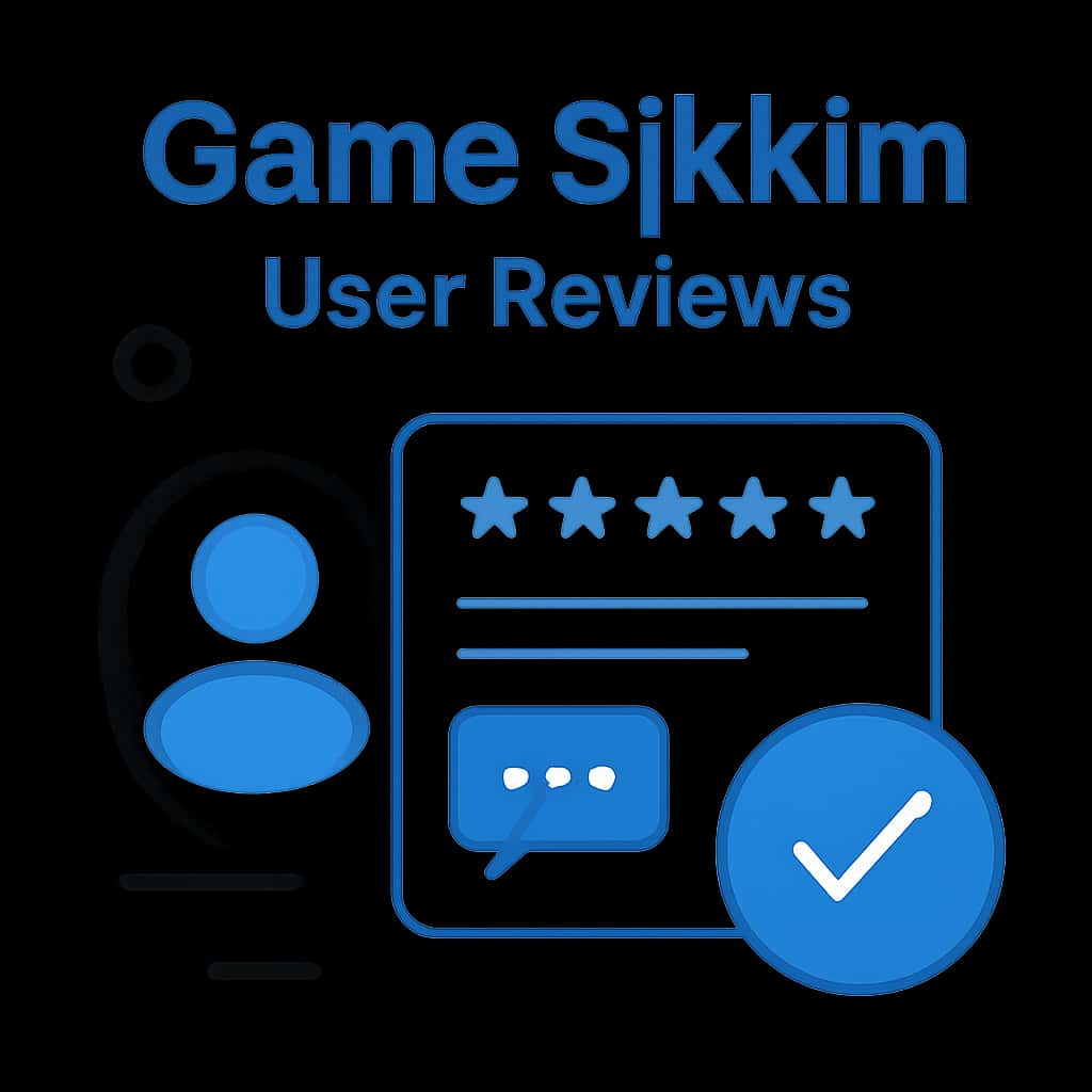 Illustration explaining user reviews for Game Sikkim.
