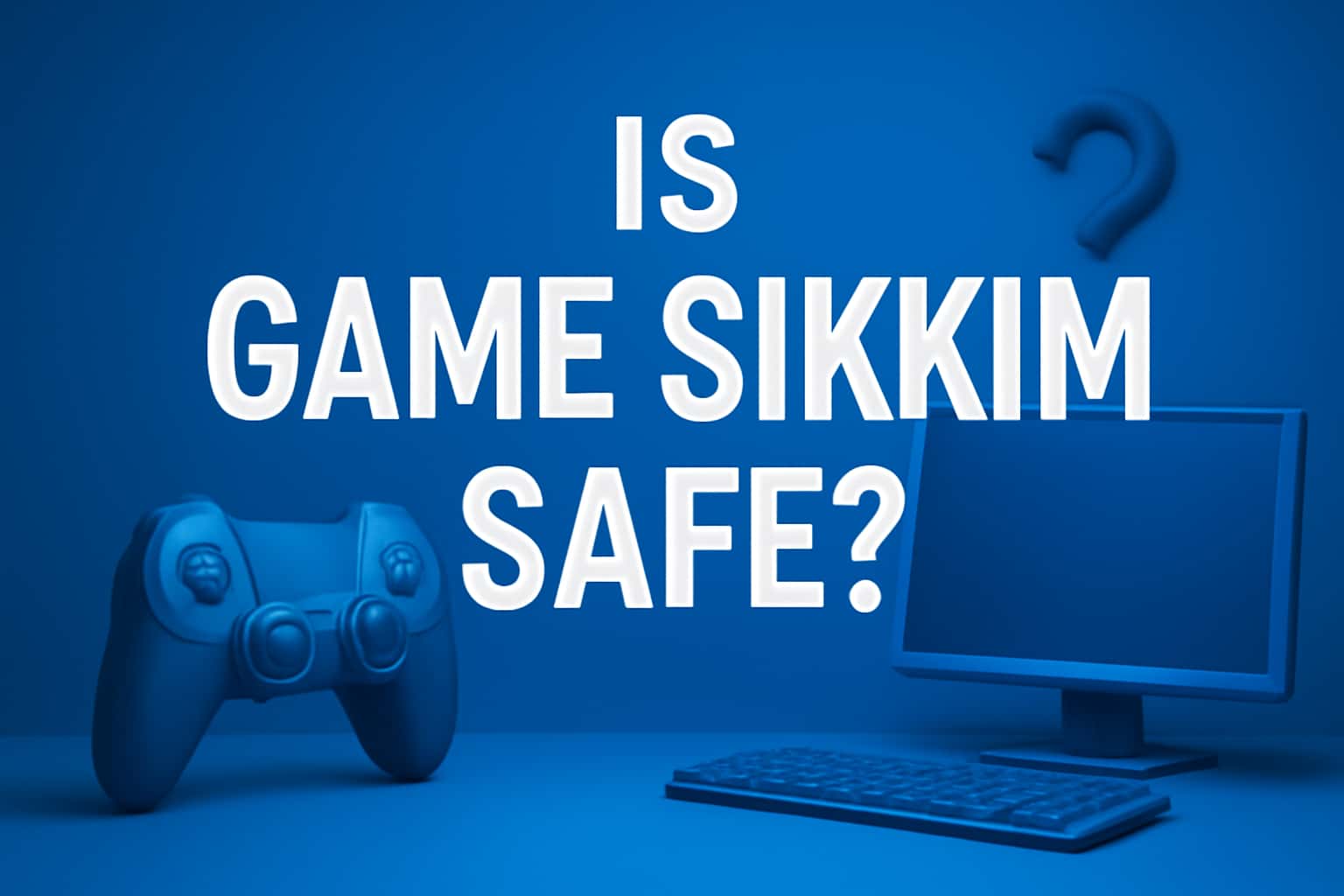 An informative visual representation of Game Sikkim focusing on safety and device compatibility.