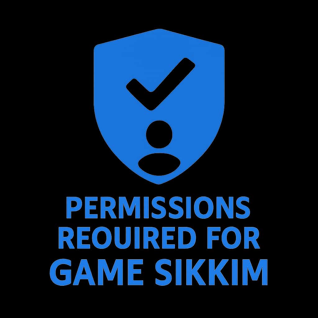 Icon representing permissions for Game Sikkim