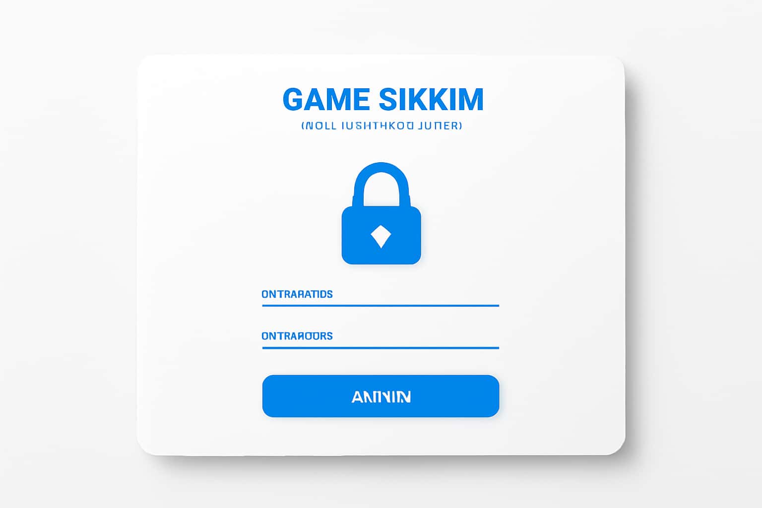 Game Sikkim Sign In & Dashboard Interface