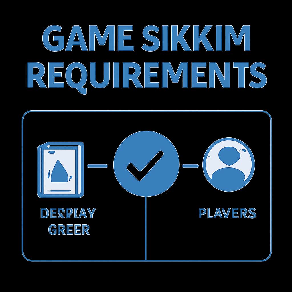 Diagram illustrating Game Sikkim installation requirements.
